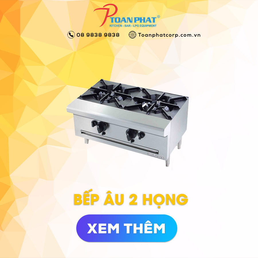 bếp âu 2 họng berjaya