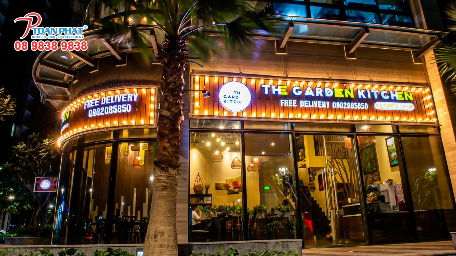 THIẾT KẾ, THI CÔNG DỰ ÁN BẾP CÔNG NGHIỆP NHÀ HÀNG THE GARDEN KITCHEN